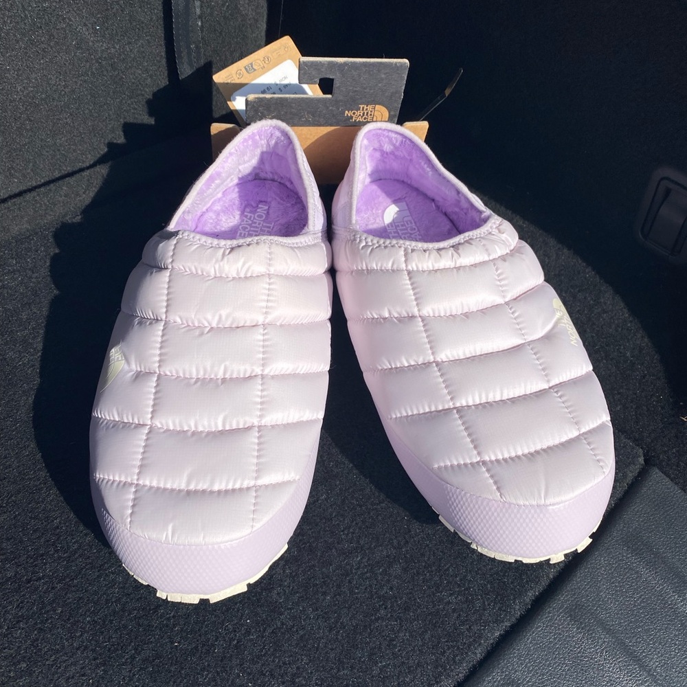 The North Face Thermoball Women's Lilac Quilted Slippers